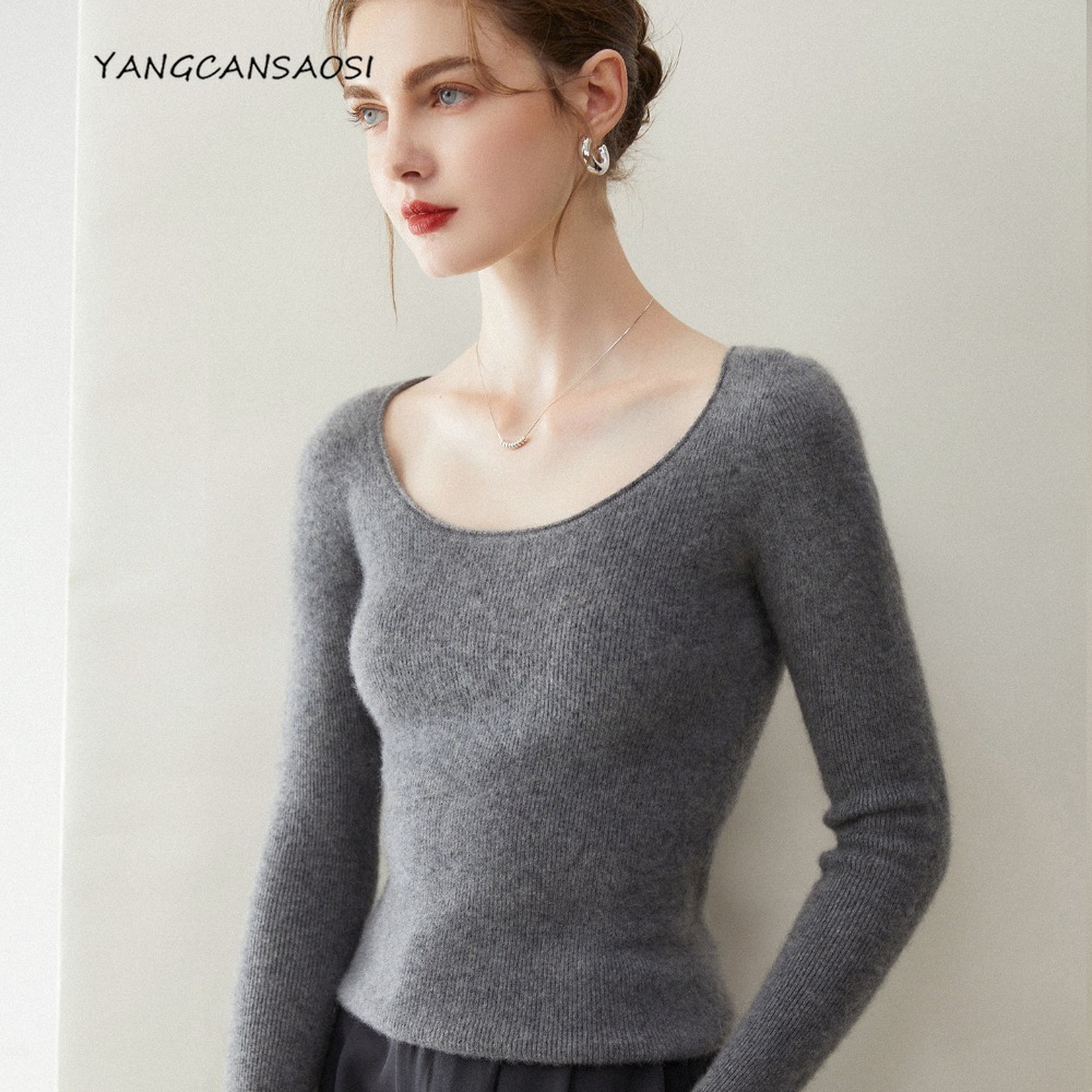 Winter Clothing Drawing - Women's Autumn/Winter Warm Clothing 100% Cashmere