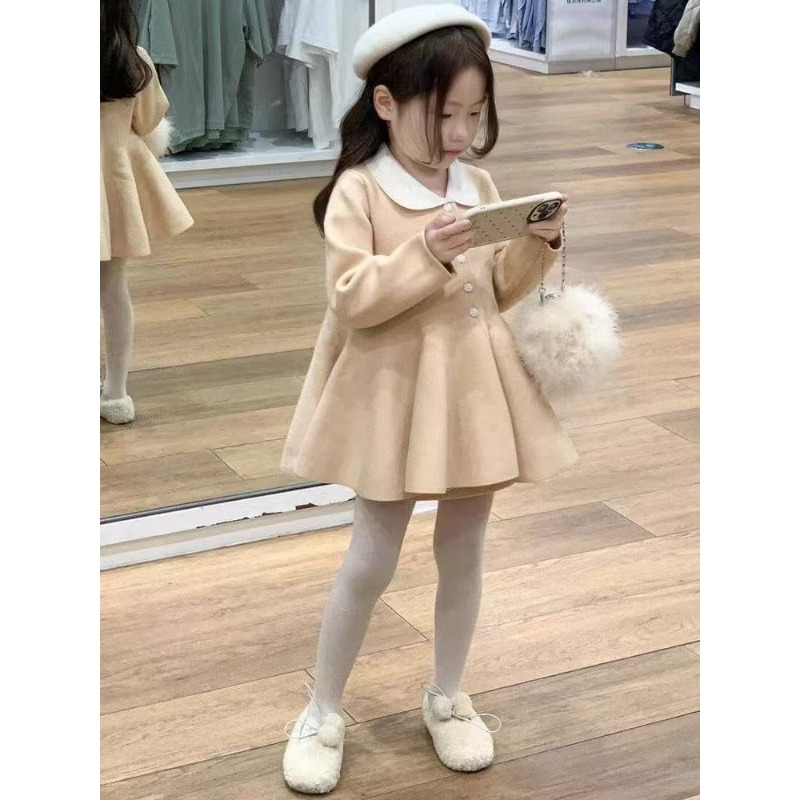 Yellow Winter Clothing - Korean Children's Clothing 2025 Autumn and