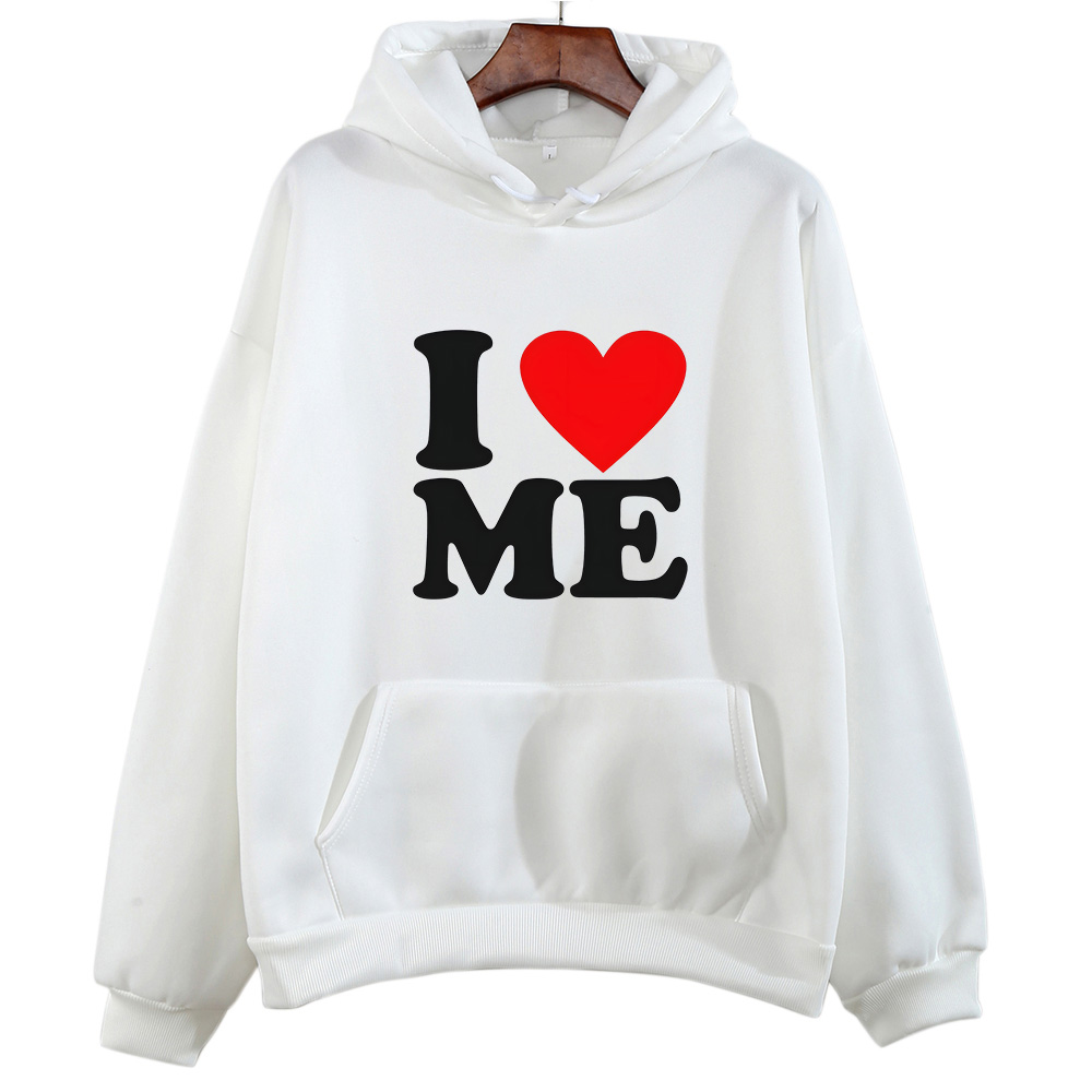 Winter Clothing Drawing - I Love Me Print Sweatshirts Prevalent
