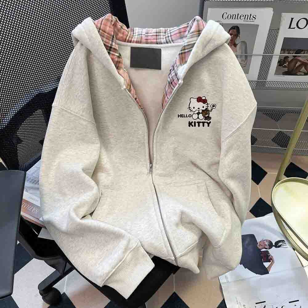 Winter Clothing For Sale - Hello Kitty Women's Hooded Sweatshirt Kawaii