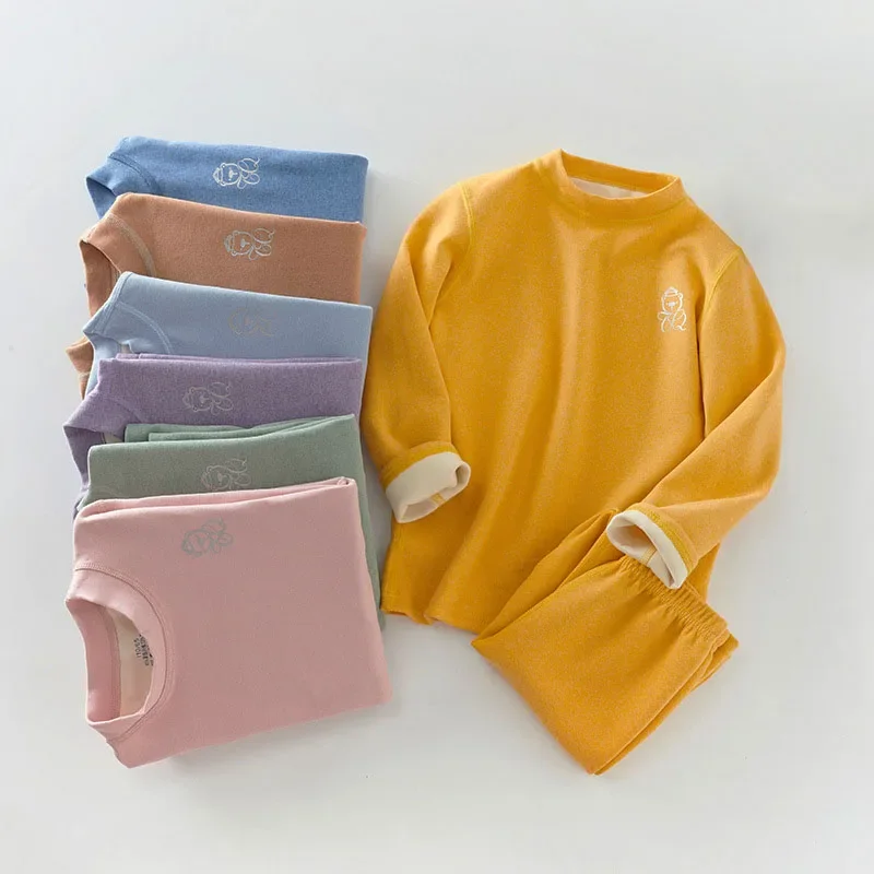 Thermal Base Layer - Thermal Underwear Set Kids Winter Boys