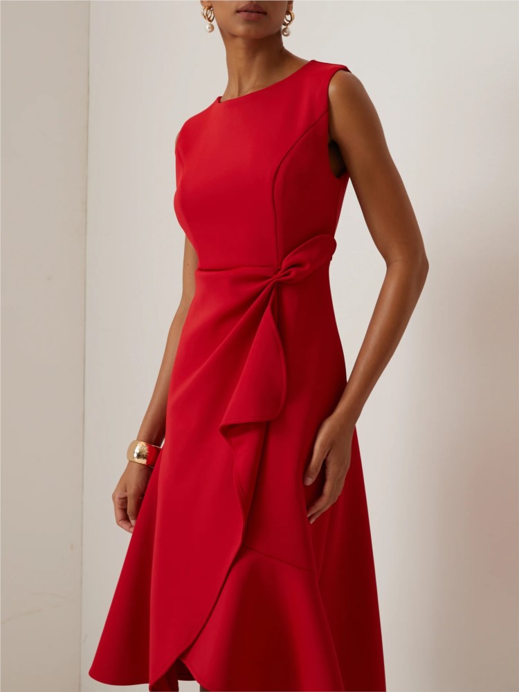Winter Clothing Drawing - Elegant Women's Evening Dress Autumn Winter