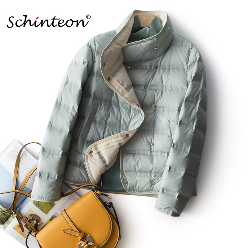 Winter Clothing Trends 2026 - Schinteon Women Ultralight Down Jacket Simple