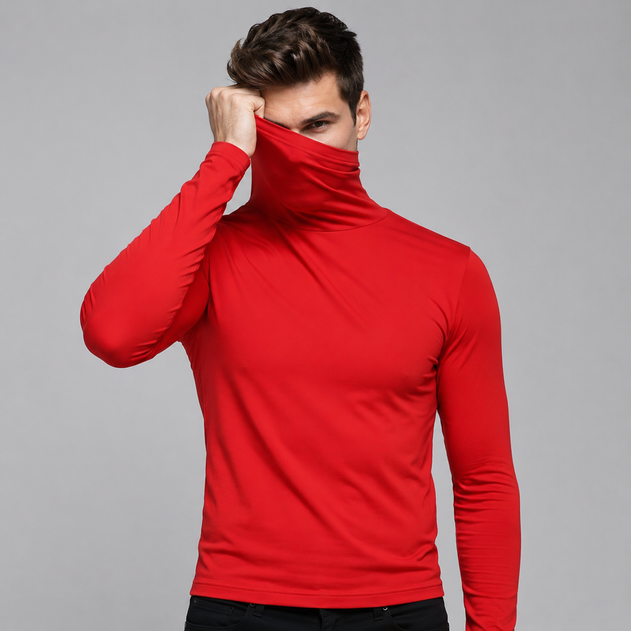 Men's High Neck Thermal Shirt  - Thermal Base Layer review and price