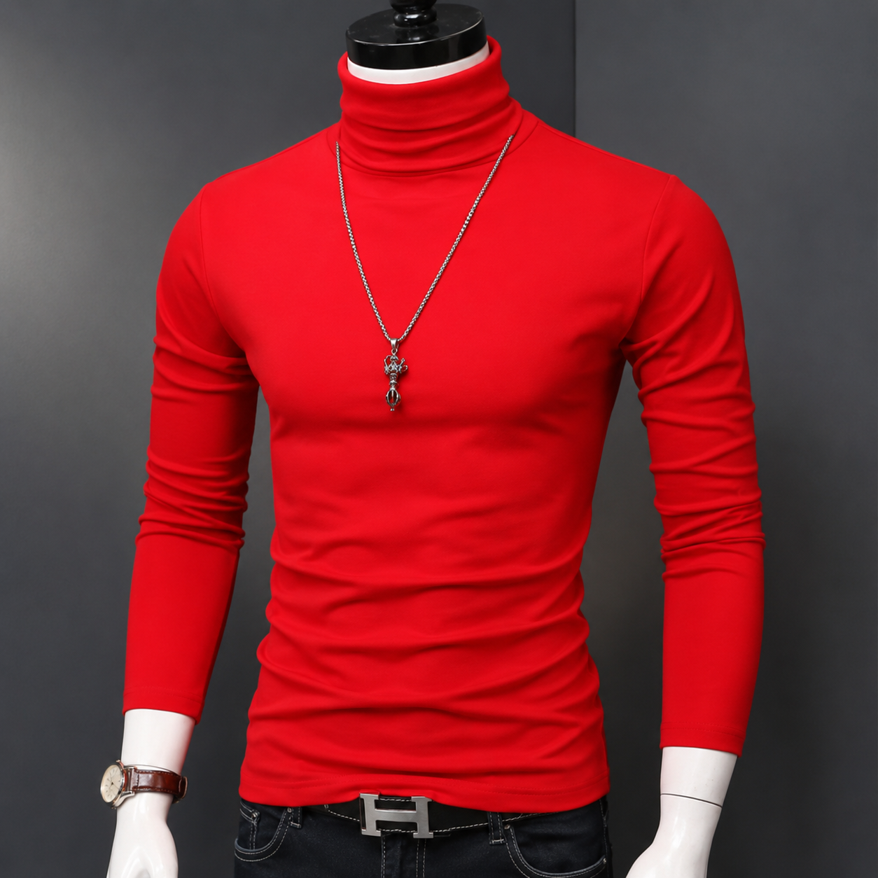 Men's High Neck Thermal Shirt  - Thermal Base Layer review and price