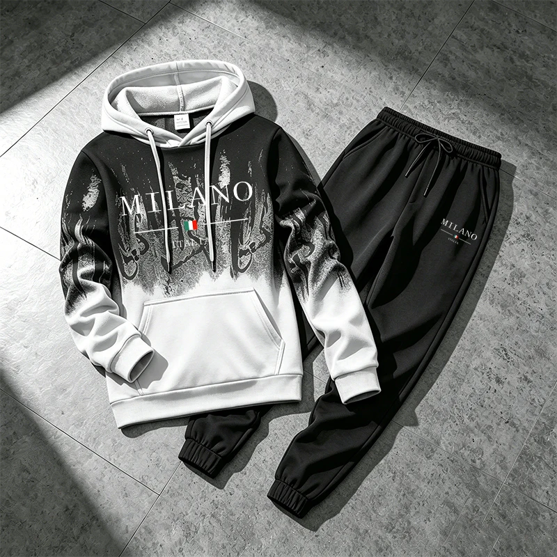 Splashed ink Men's Hoodie Trac - Winter Clothing Men review and price