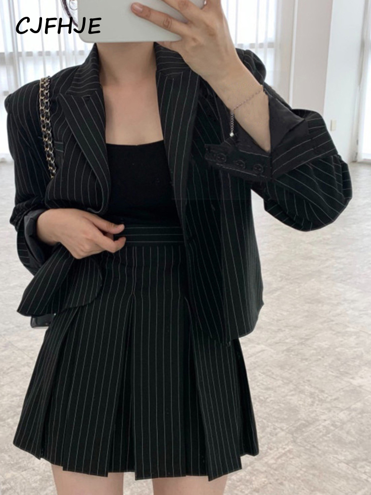 CJFHJE Fashion Stripe Blazer W - Winter Clothing Color review and price