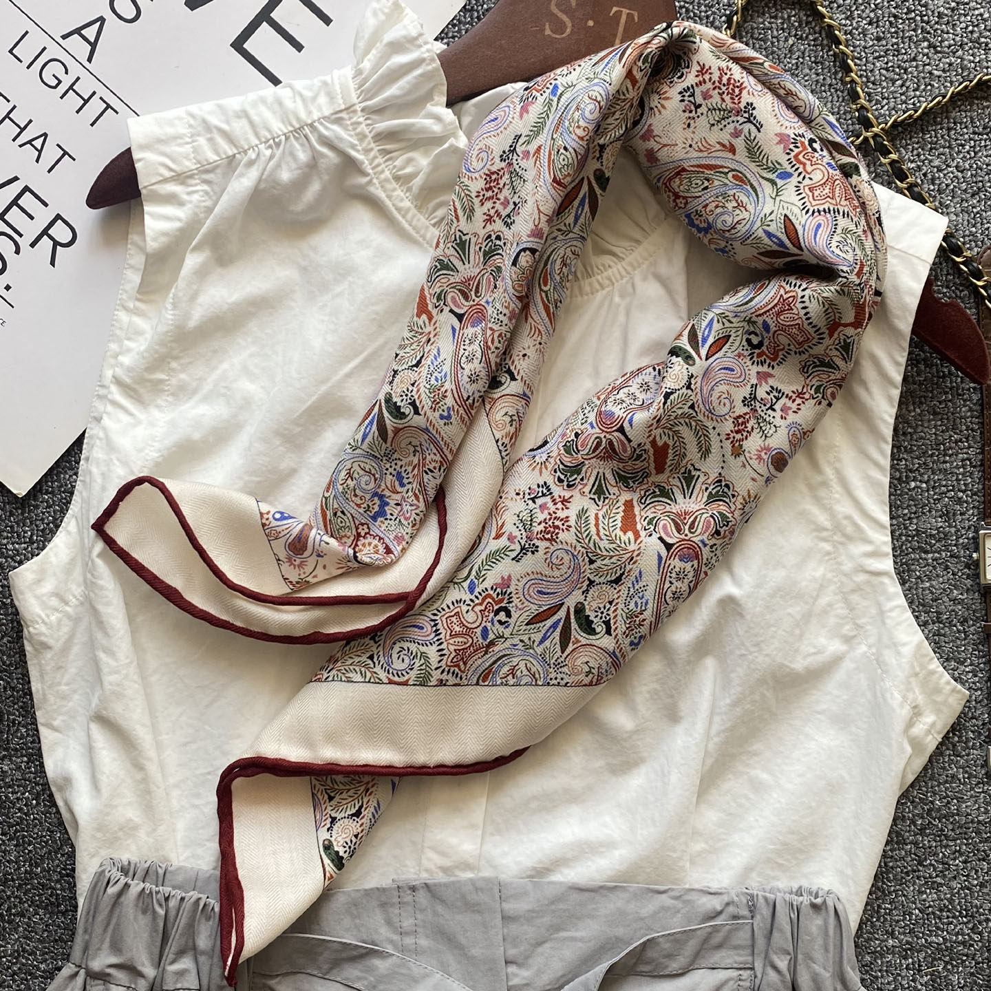Double Sided Scarf Luxury Wint - Winter Clothing Hong Kong review and price