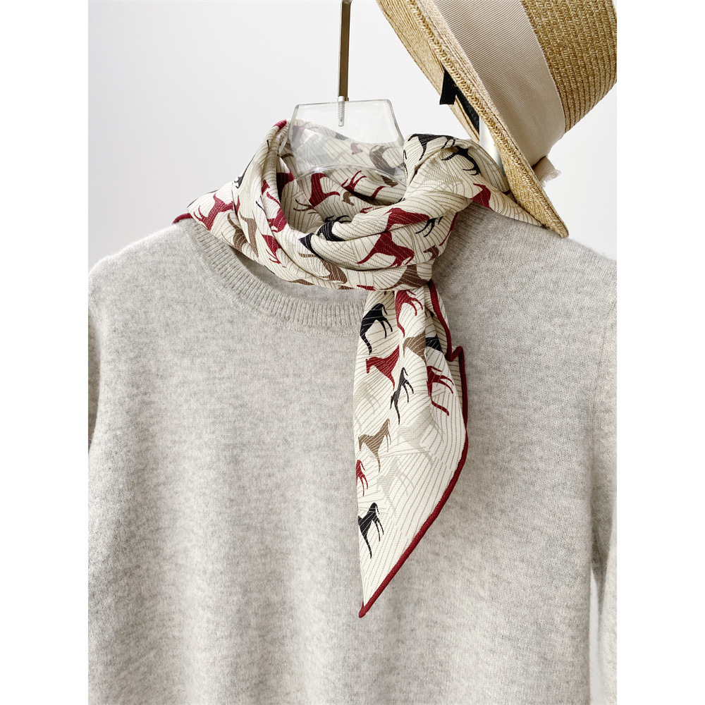 Silk Wool Blend Scarf Women Ha - Winter Clothing Hong Kong review and price