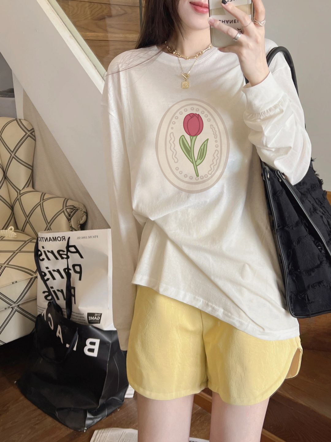 Women'S Sweat-Shirts Vintage C - Yellow Winter Clothing review and price