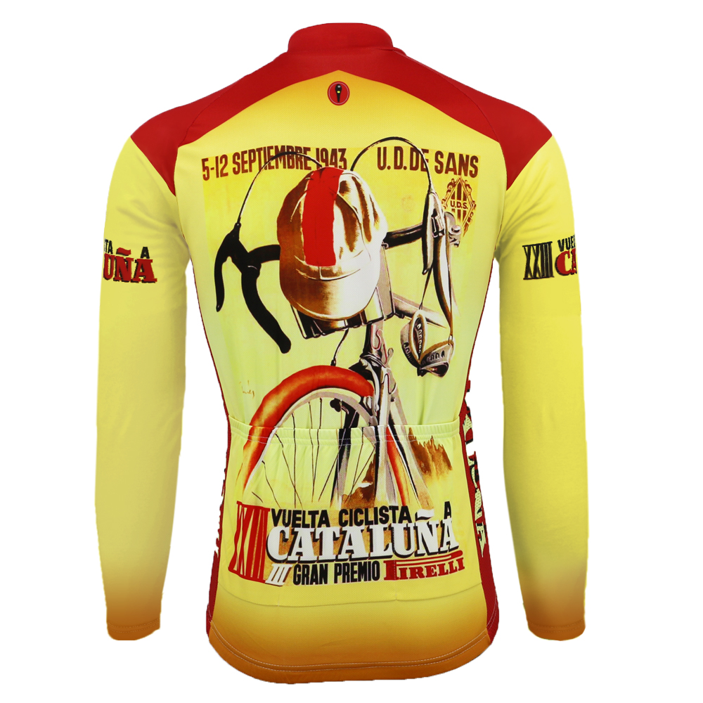 Classical 1943 team cycling Je - Yellow Winter Clothing review and price