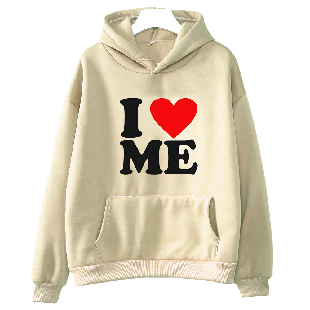 I Love Me Print Sweatshirts Pr - Winter Clothing Drawing review and price