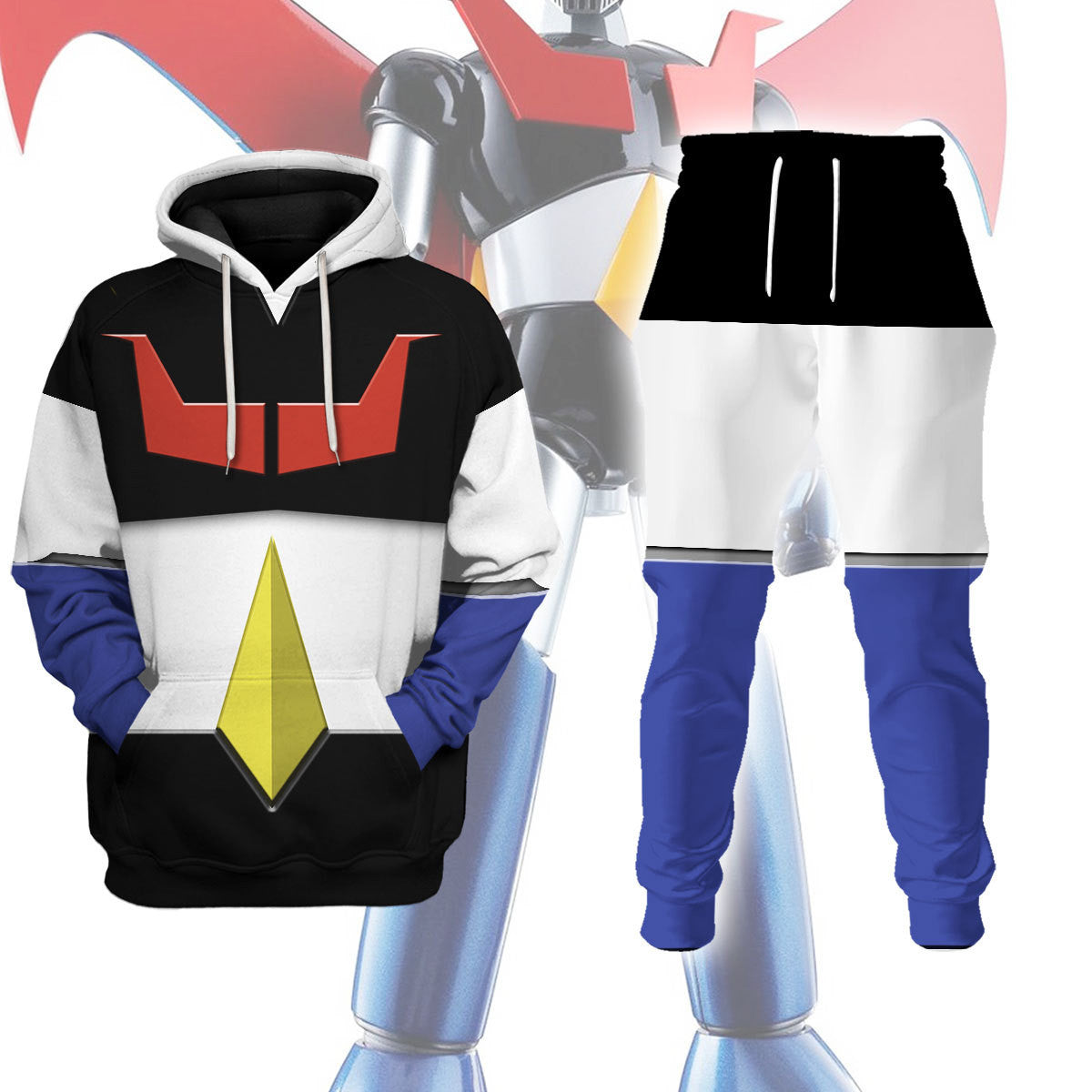 Anime Mazinger Z Cosplay 3D Pr - Winter Clothing Men review and price
