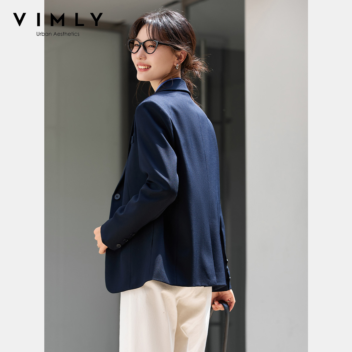 VIMLY Women's Navy Blue Jacket - Winter Clothing Trends 2026 review and price