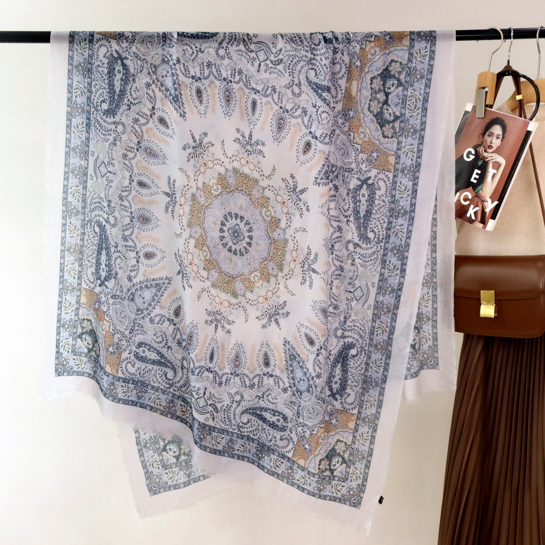 Long 100% Cashmere Shawls Luxu - Winter Clothing Hong Kong review and price