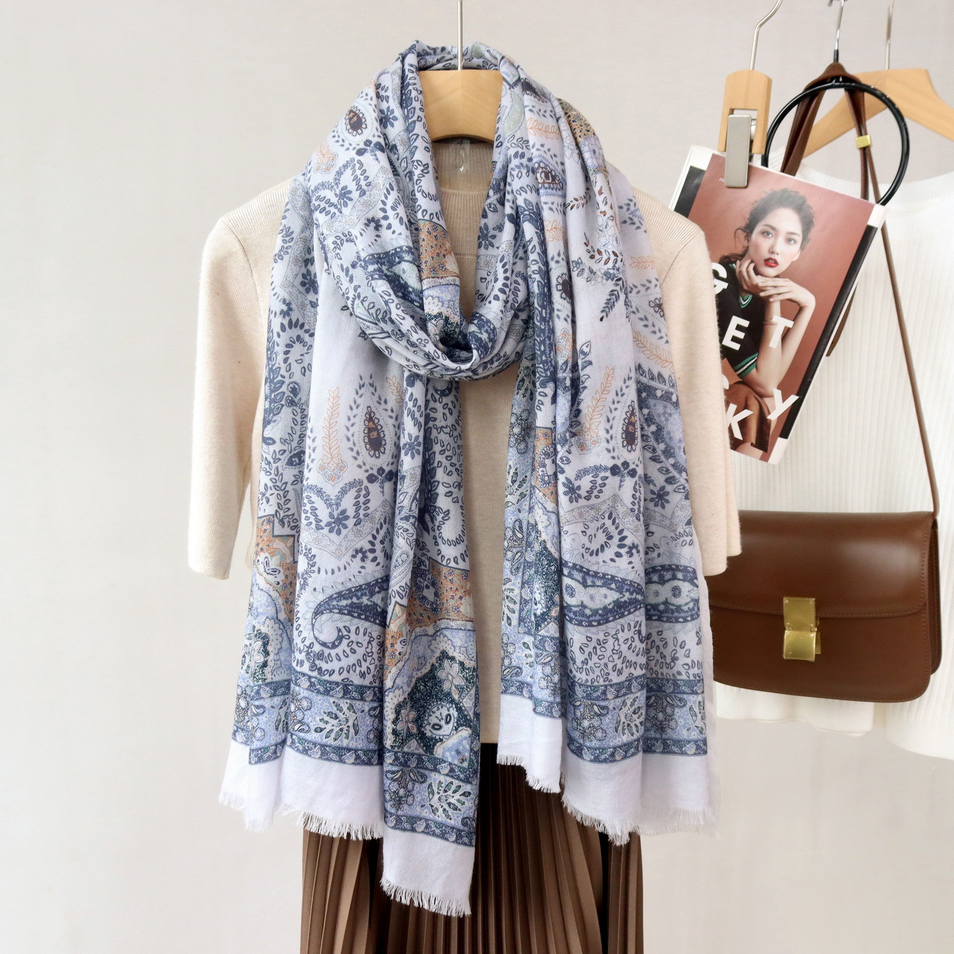 Long 100% Cashmere Shawls Luxu - Winter Clothing Hong Kong review and price
