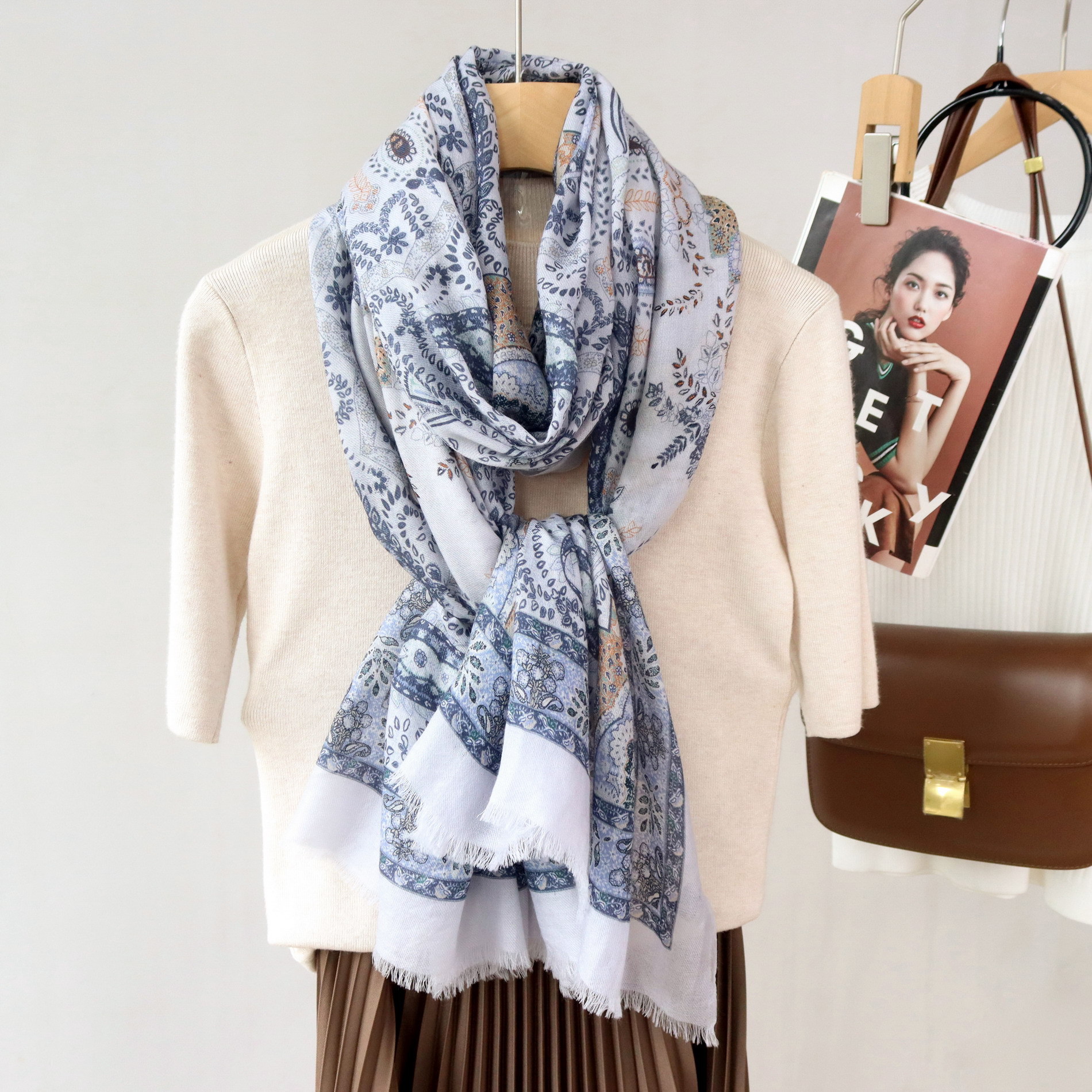 Long 100% Cashmere Shawls Luxu - Winter Clothing Hong Kong review and price