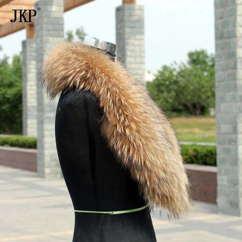 Natural Fur Collar Real raccoo - Winter Clothing Color review and price