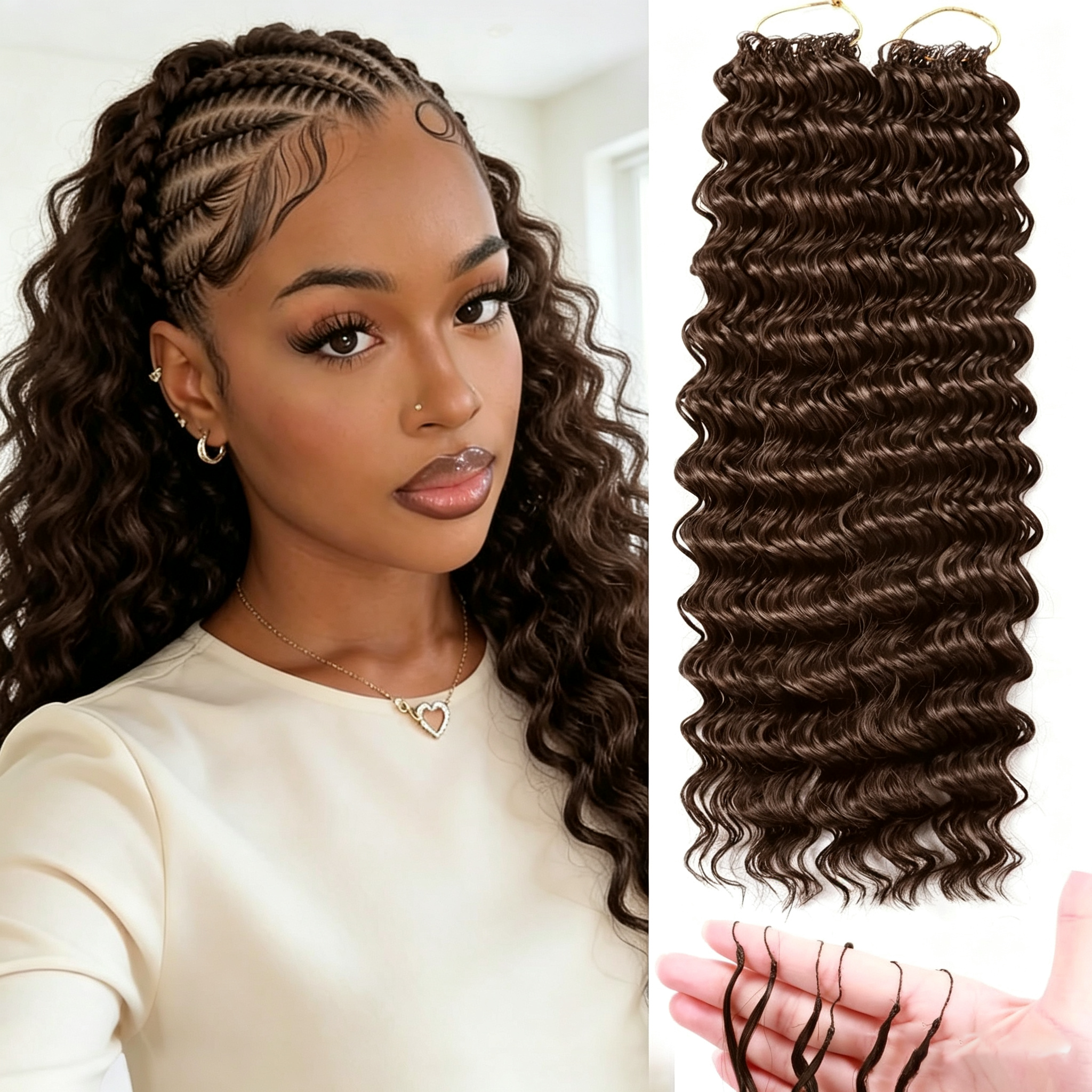 Deep Wave Feather Crochet Huma - Winter Clothing Bundle review and price
