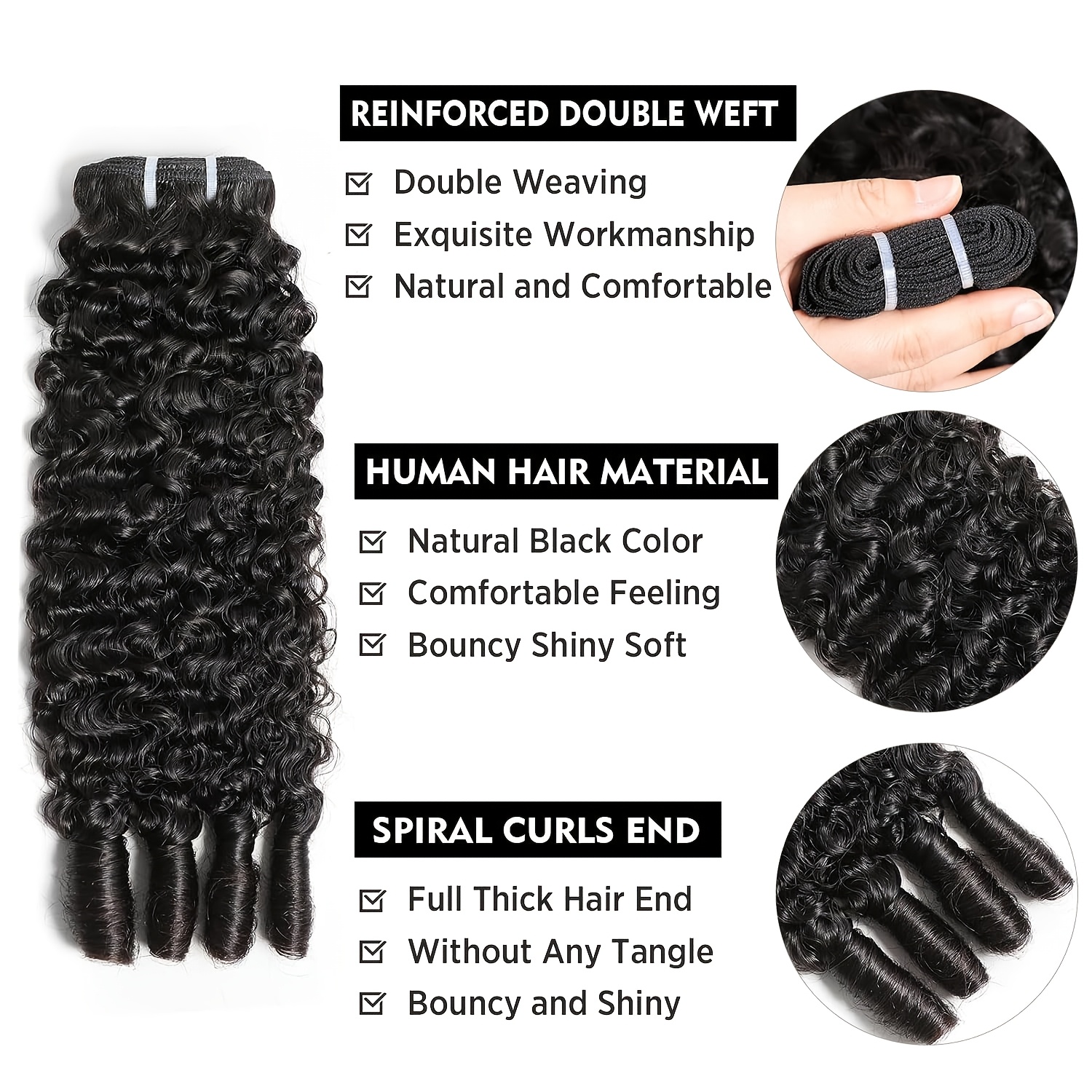 Burmese Curly Human Hair Bundl - Winter Clothing Bundle review and price