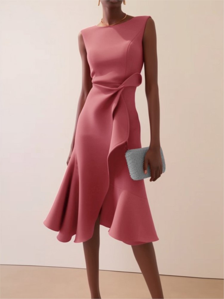 Elegant Women's Evening Dress  - Winter Clothing Drawing review and price
