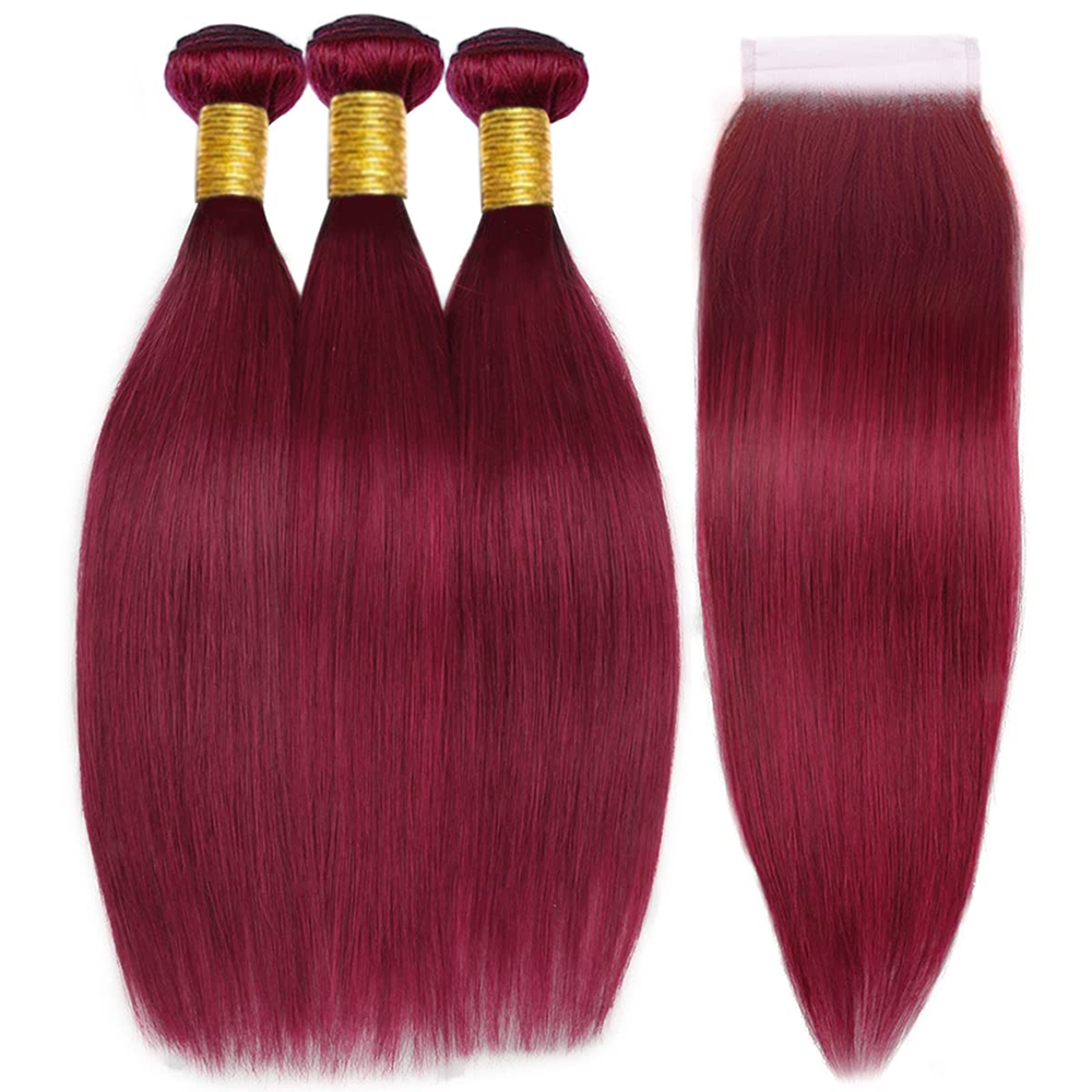 Burgundy 99J Human Hair Bundle - Winter Clothing Bundle review and price