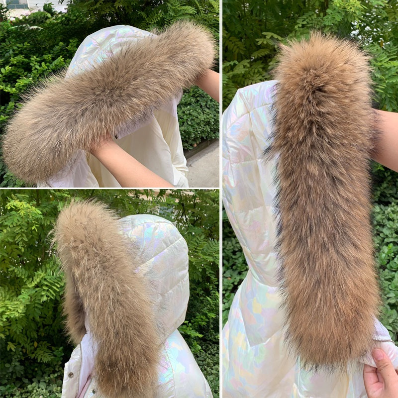 Real Fur Collar for Coat Parka - Winter Clothing Color review and price