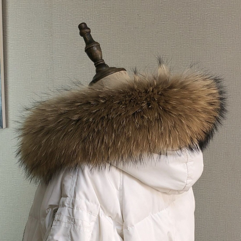 Real Fur Collar for Coat Parka - Winter Clothing Color review and price