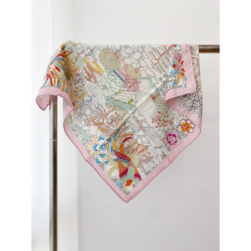 Double Face Scarf Women Silk W - Winter Clothing Hong Kong review and price