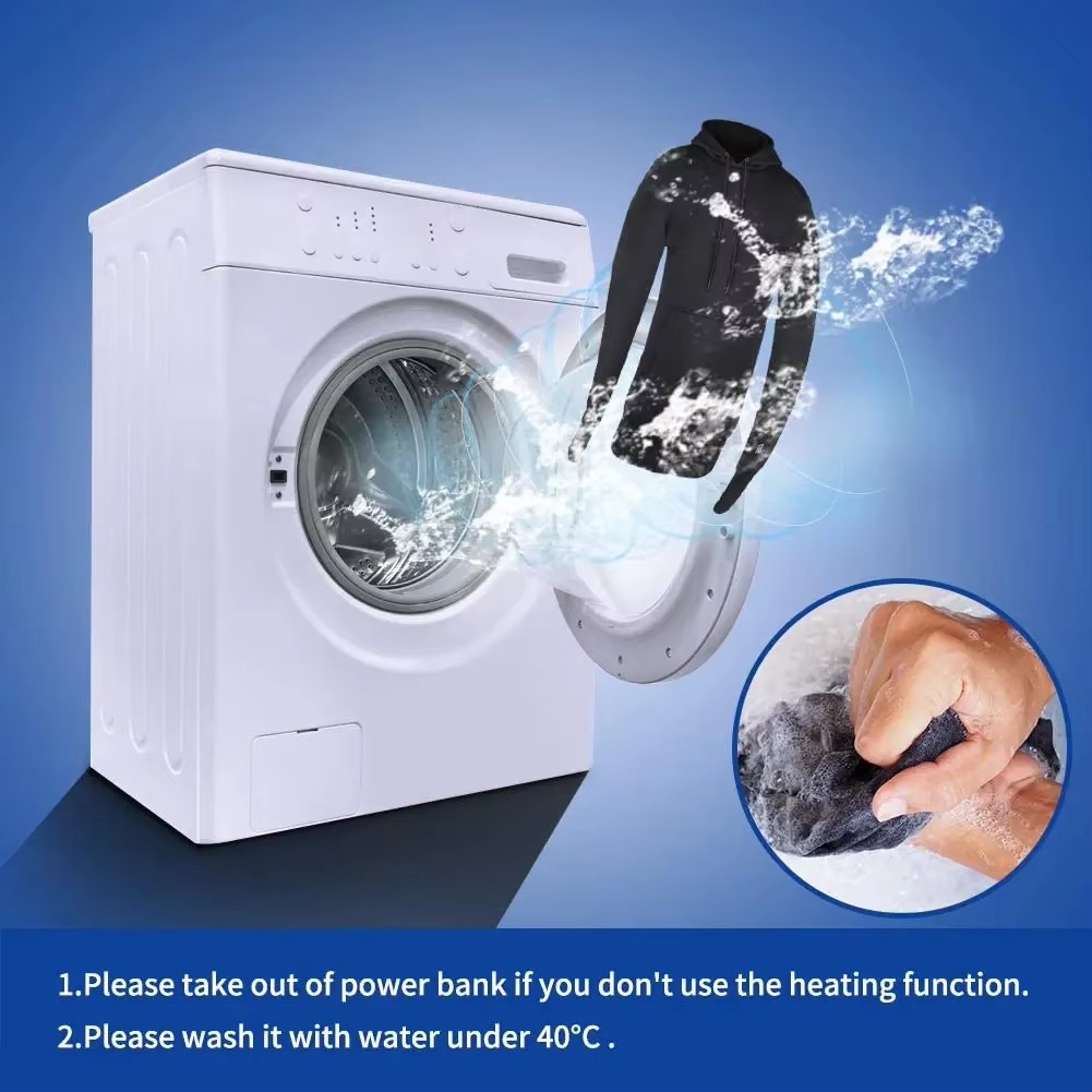 Women USB Heating Hoodies Men  - Winter Clothing Color review and price