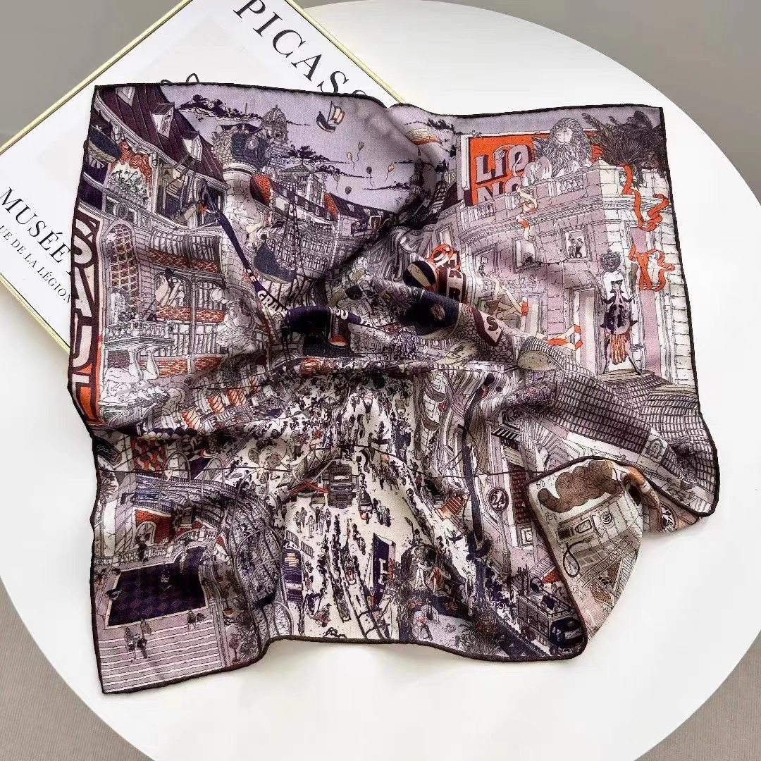 Two Faced Print Designer Scarf - Winter Clothing Hong Kong review and price