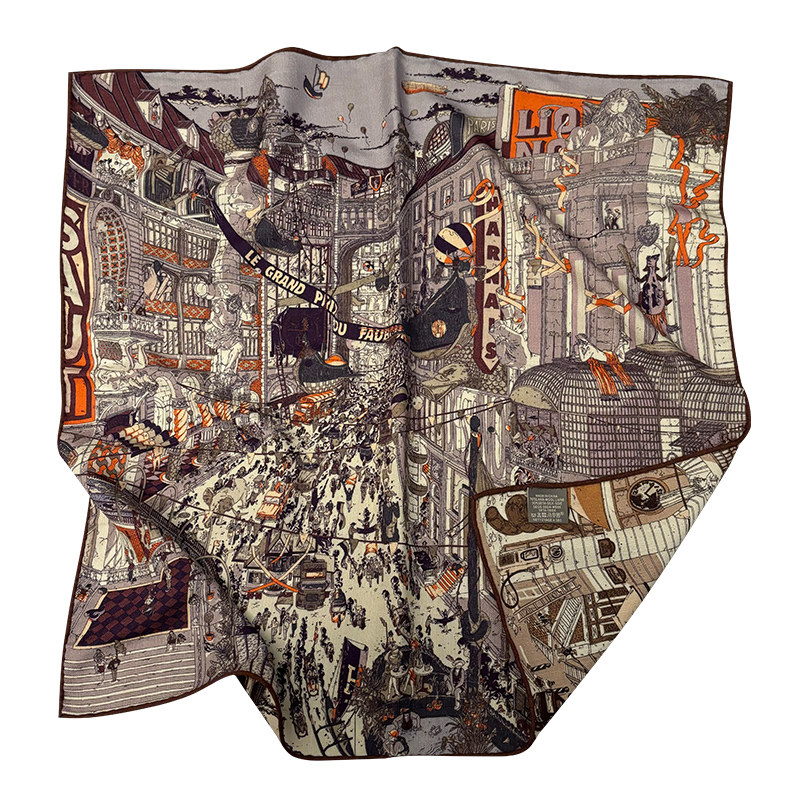 Two Faced Print Designer Scarf - Winter Clothing Hong Kong review and price