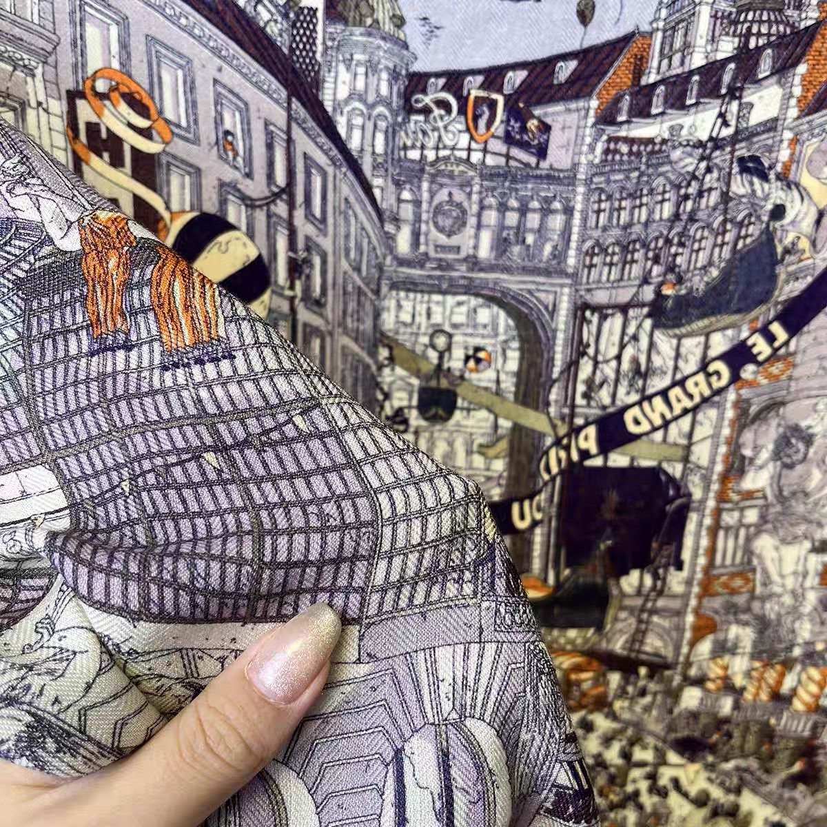 Two Faced Print Designer Scarf - Winter Clothing Hong Kong review and price