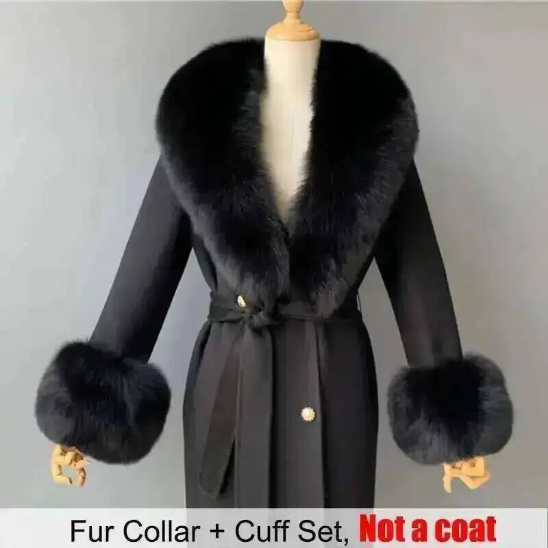 Real Fur Collar And Cuffs Set  - Winter Clothing For Sale review and price