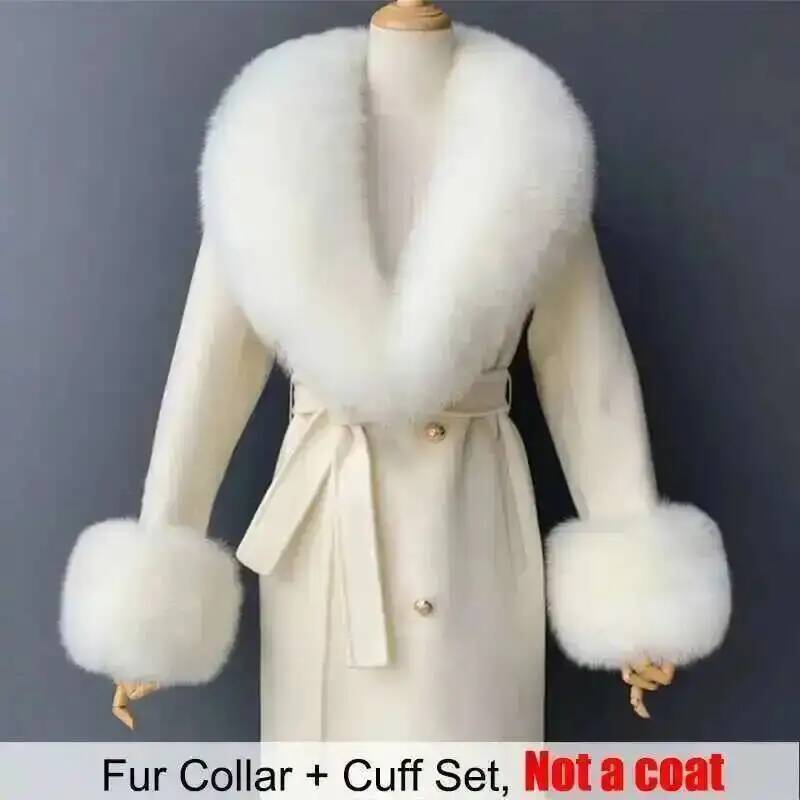 Real Fur Collar And Cuffs Set  - Winter Clothing For Sale review and price