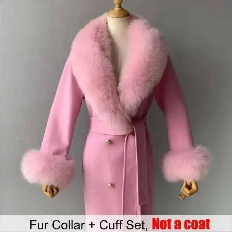 Real Fur Collar And Cuffs Set  - Winter Clothing For Sale review and price