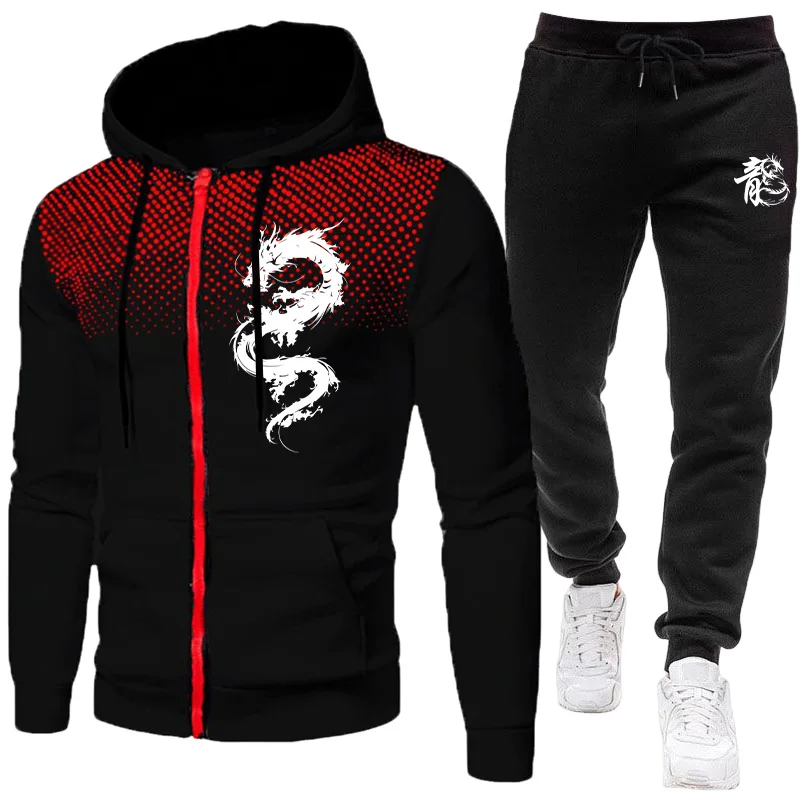Men's Paris Dragon Pattern Fas - Winter Clothing Men review and price