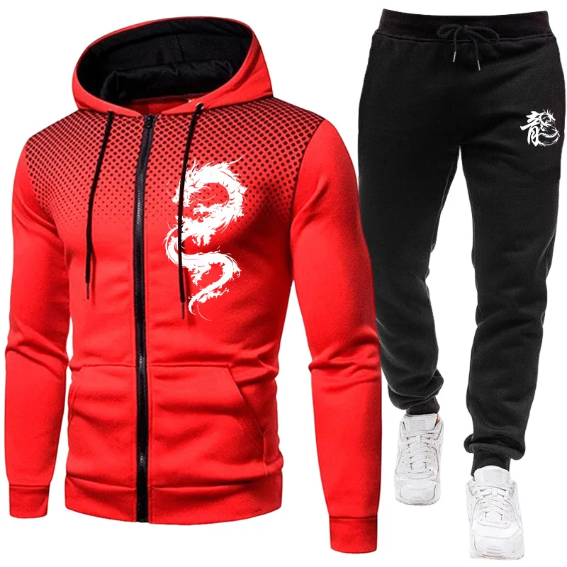 Men's Paris Dragon Pattern Fas - Winter Clothing Men review and price