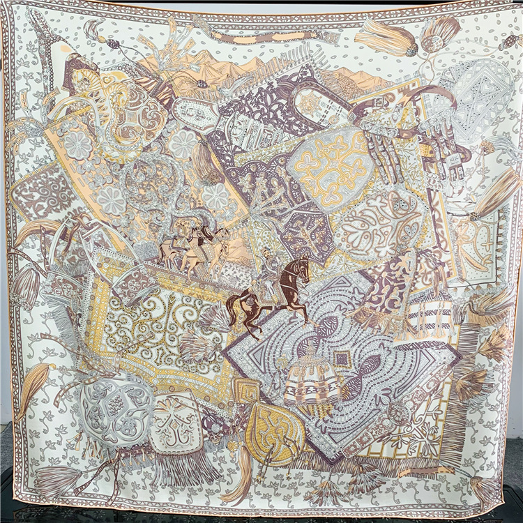 Silk Wool Scarf 135CM Luxury D - Winter Clothing Hong Kong review and price