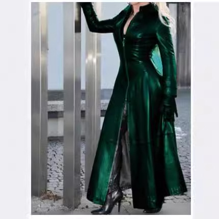 plus Size Slim Fit Zipper Coll - Winter Clothing Color review and price