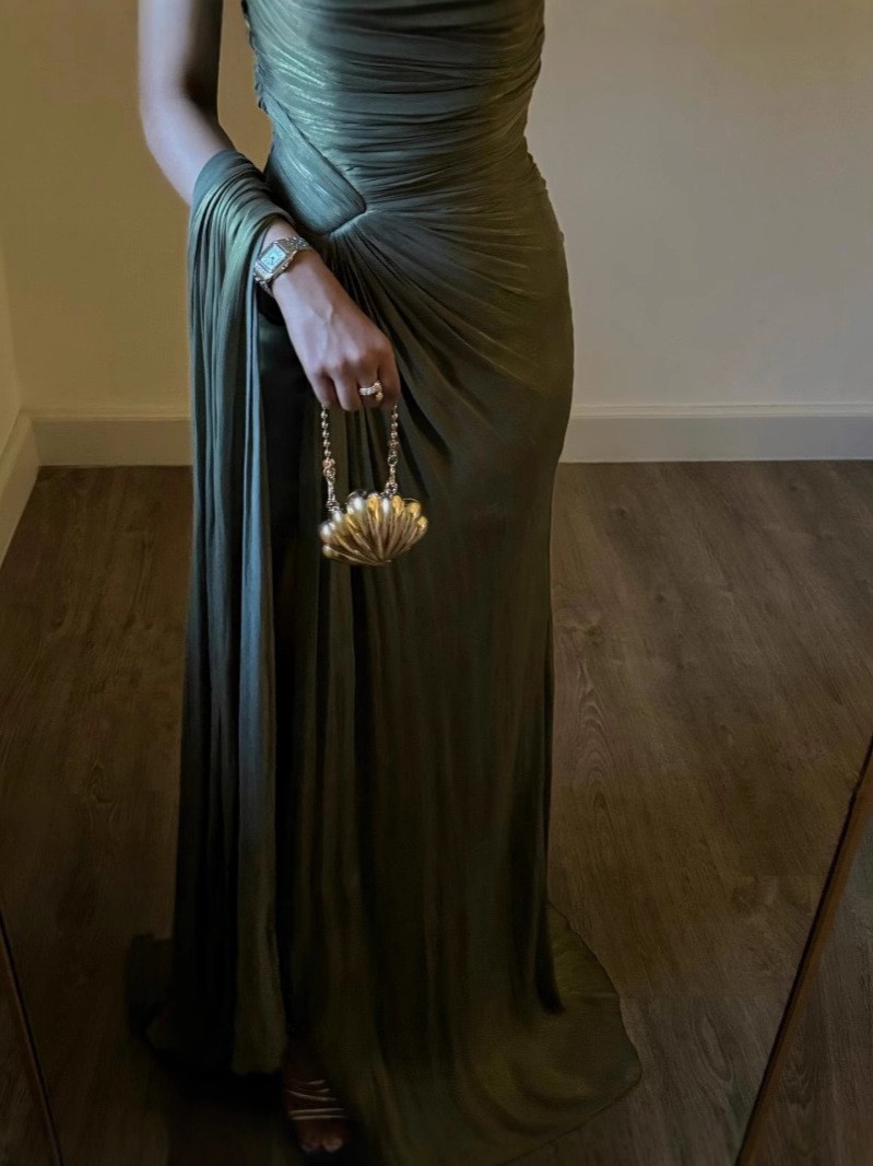 Luxury Party Dress Maxi Gown W - Winter Clothing Color review and price
