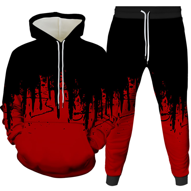 Ink Painting 3D Printed Hoodie - Winter Clothing Men review and price