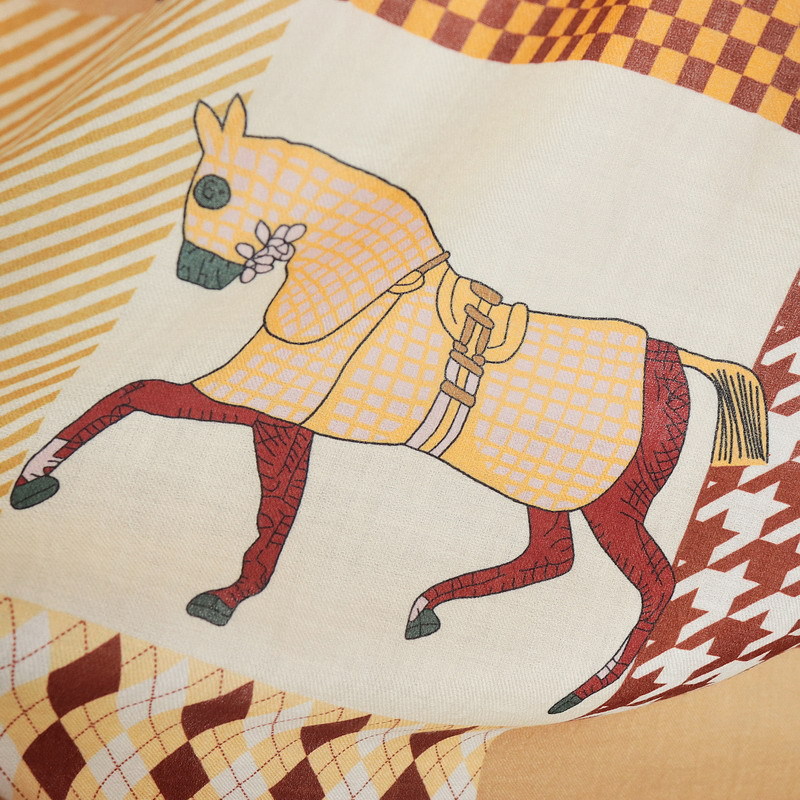 Horse Print Tassels Cashmere S - Winter Clothing Hong Kong review and price