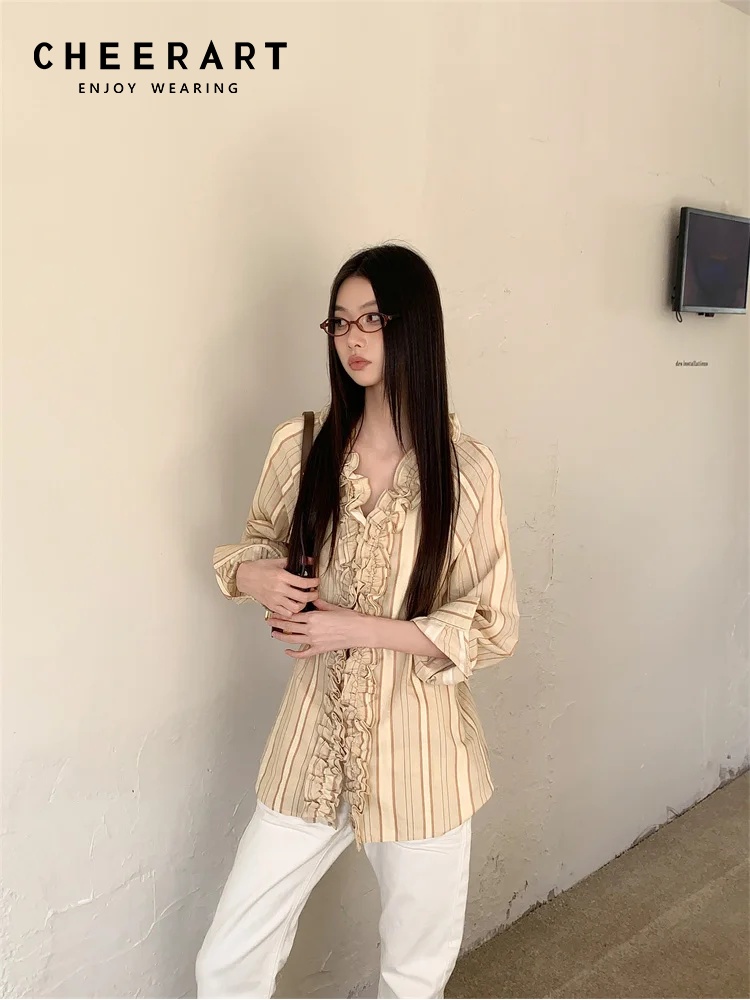 CHEERART Stringy Selvedge Yell - Yellow Winter Clothing review and price